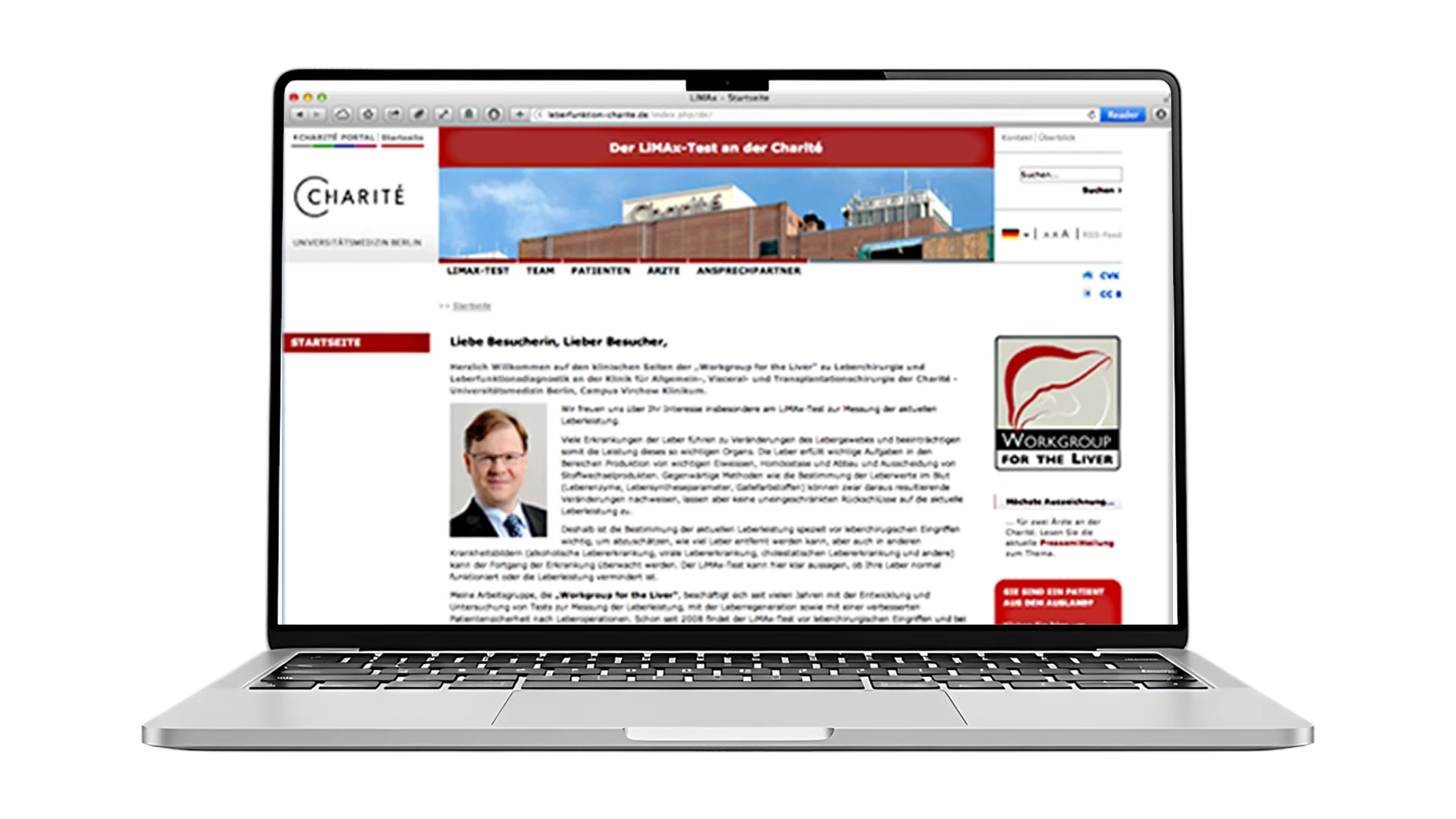 Projektansicht: Charité – Universitätsmedizin Berlin